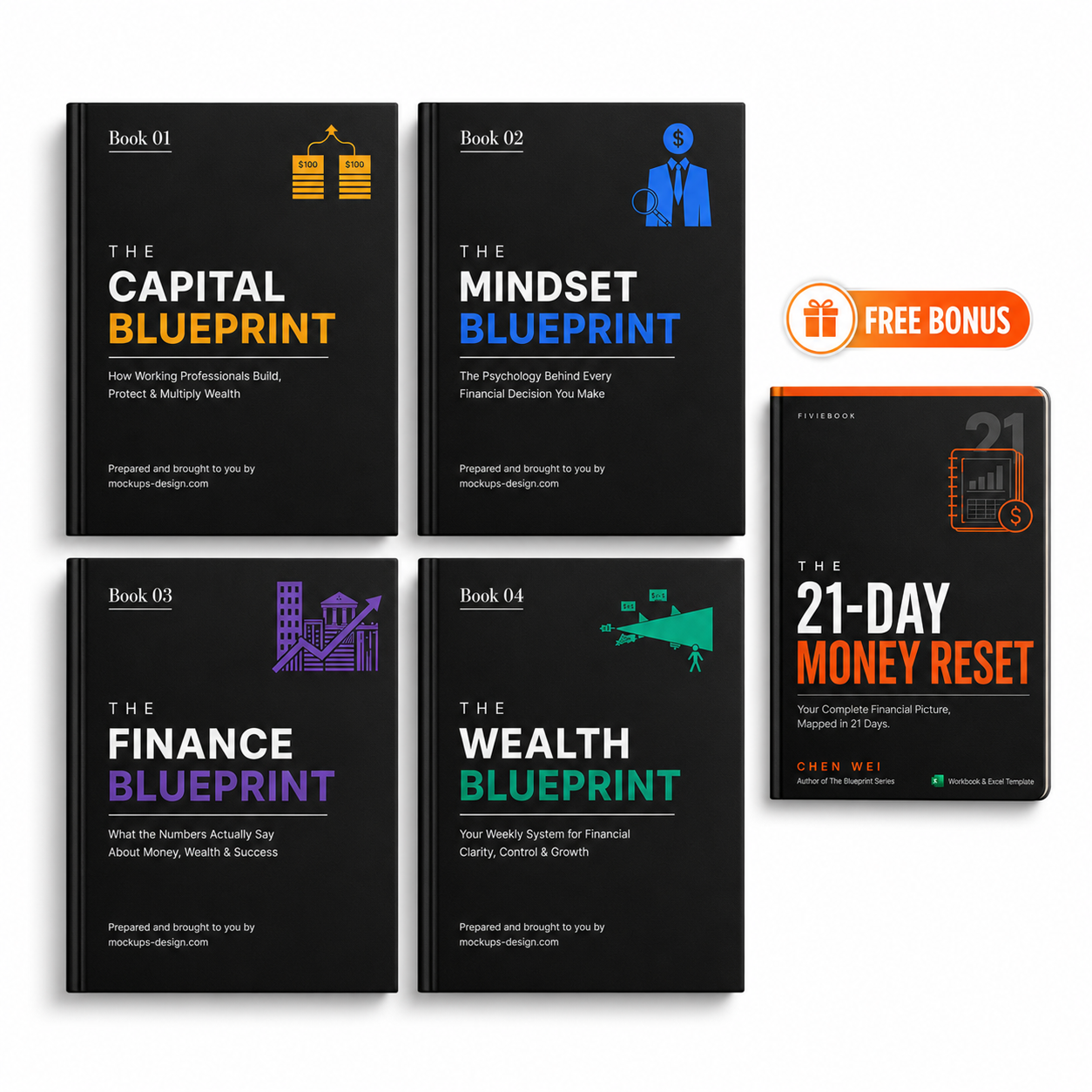 The Blueprint Series - 4 Books, 21 Days to Build the Financial System That Runs Your Money on Autopilot