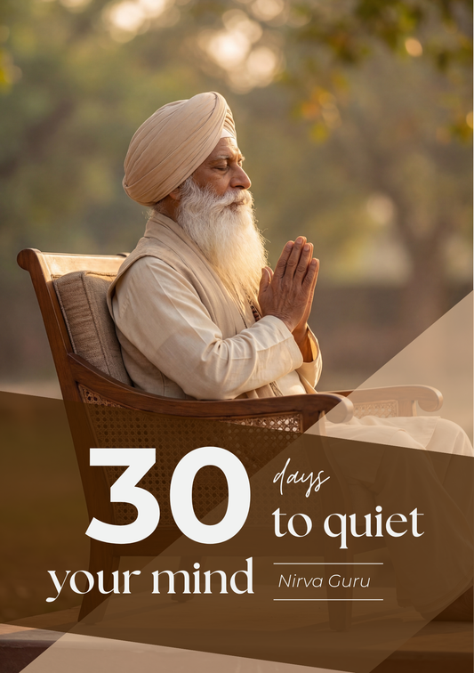 30 Days to Quiet Your Mind: A Daily Practice to Return to Yourself in a Noisy World (Nirva Guru)